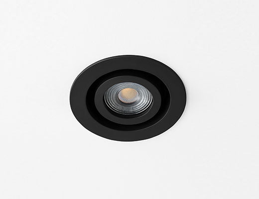 4.9W LED Inbouwspot mat zwart 3000K warm wit