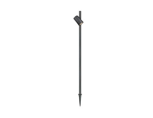 Modern lange prikspot tuinverlichting 60cm zwart