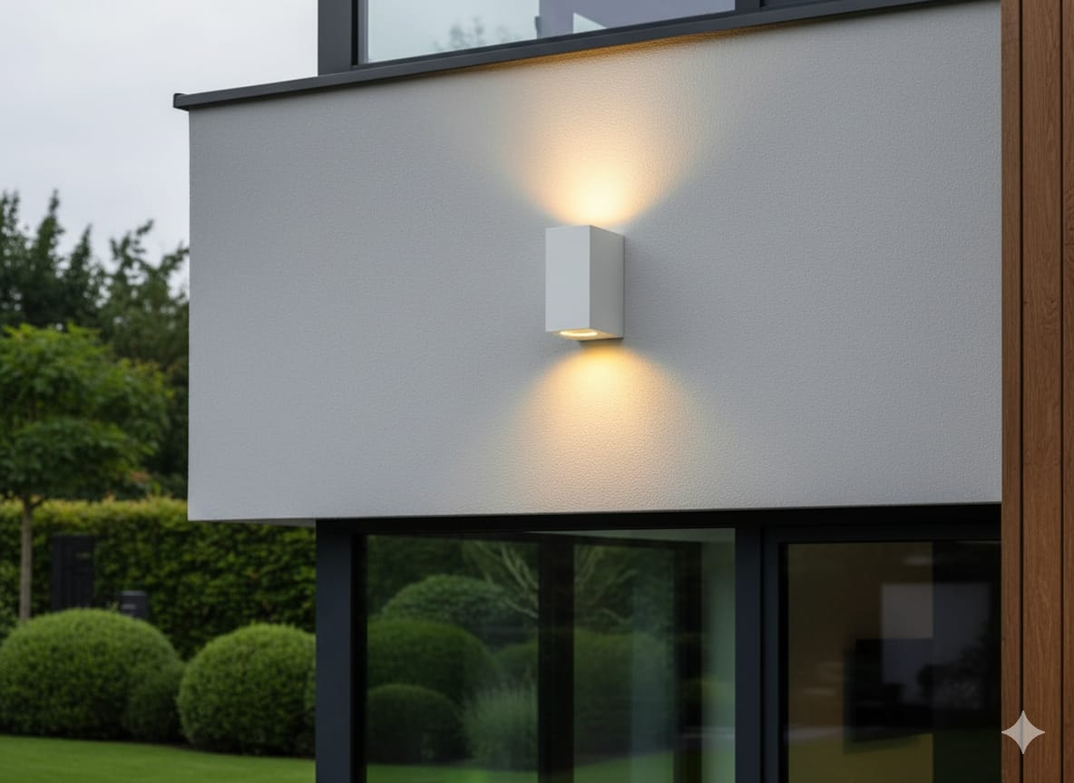 Wandverlichting duo rechthoekig