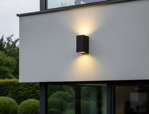 Wandverlichting duo rechthoekig