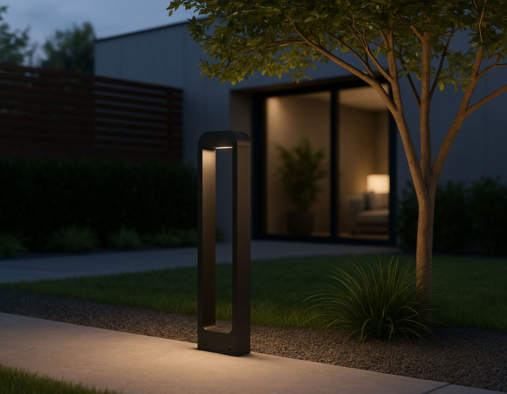 Tuinverlichting Staand rechthoekig 60cm zwart