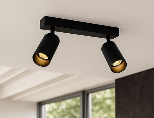 Moderne opbouwspot duo 300mm