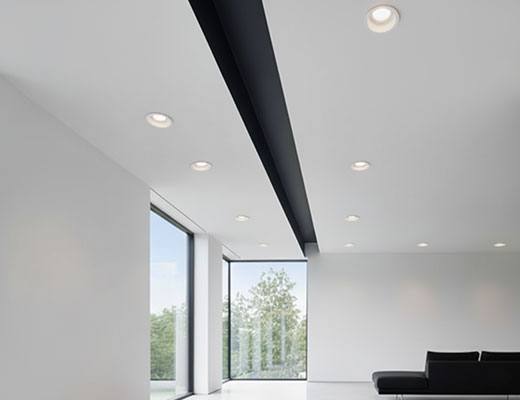 Inbouwspot verlichting rond