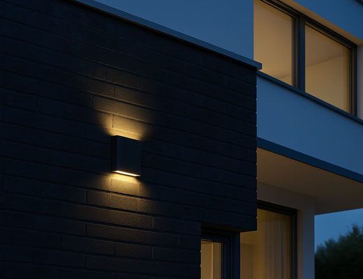 Moderne wandverlichting 6W duo 115mm