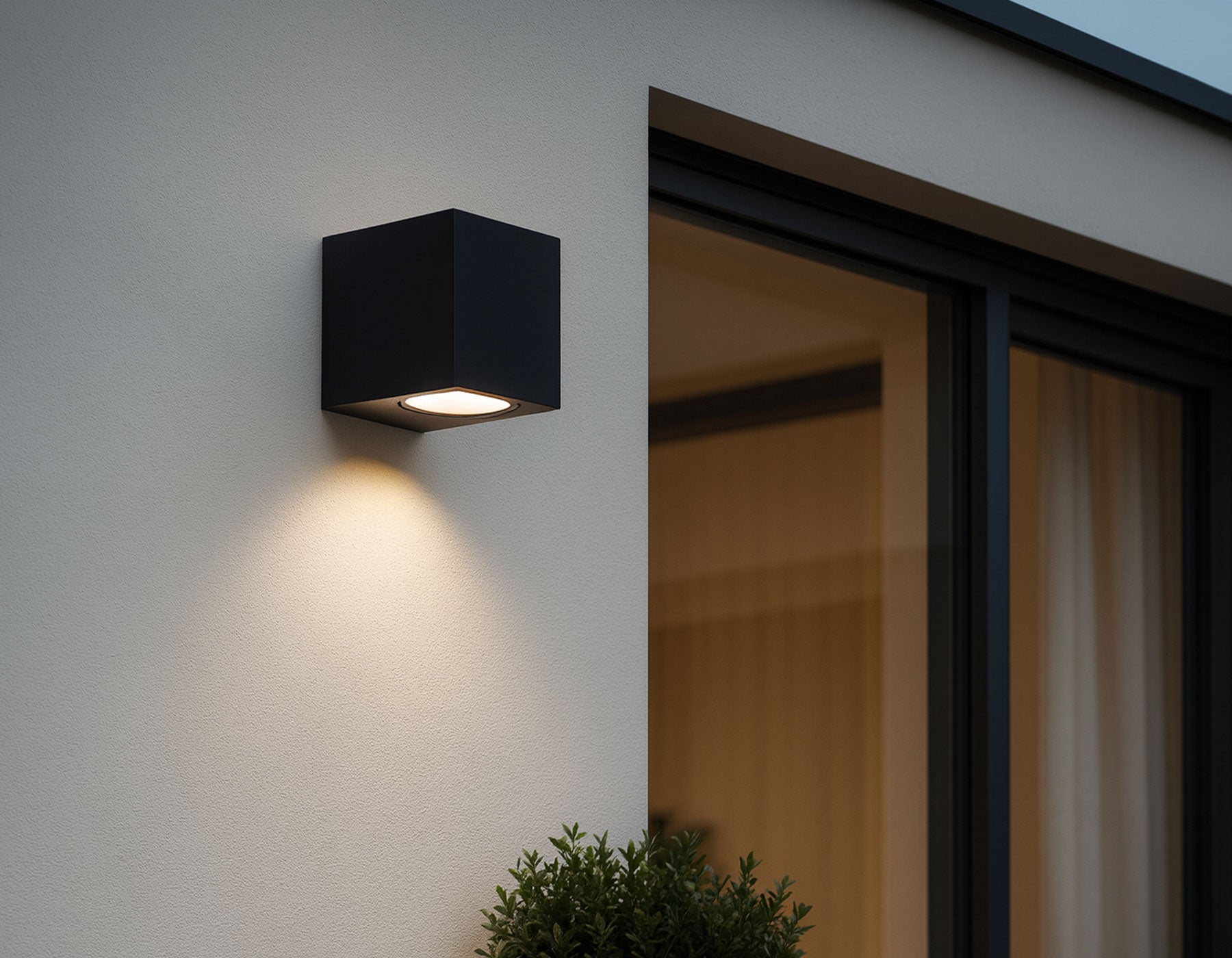 Wandverlichting mono rechthoekig wit