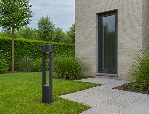 Garden lighting Standing round 60cm black