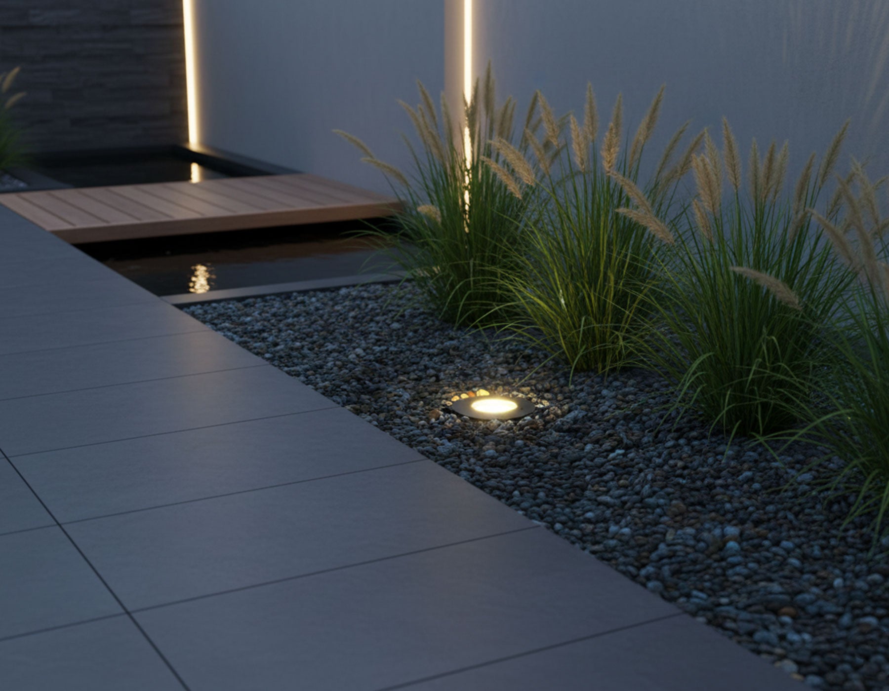 Grondspot Gu10 fitting rond zand zwart tuinverlichting waterdicht