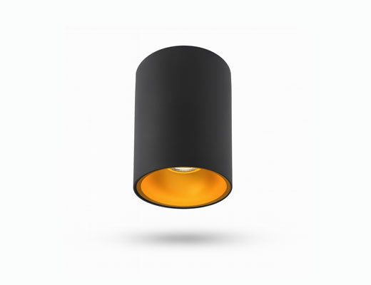 Moderne opbouwspot GU10 rond 140mm