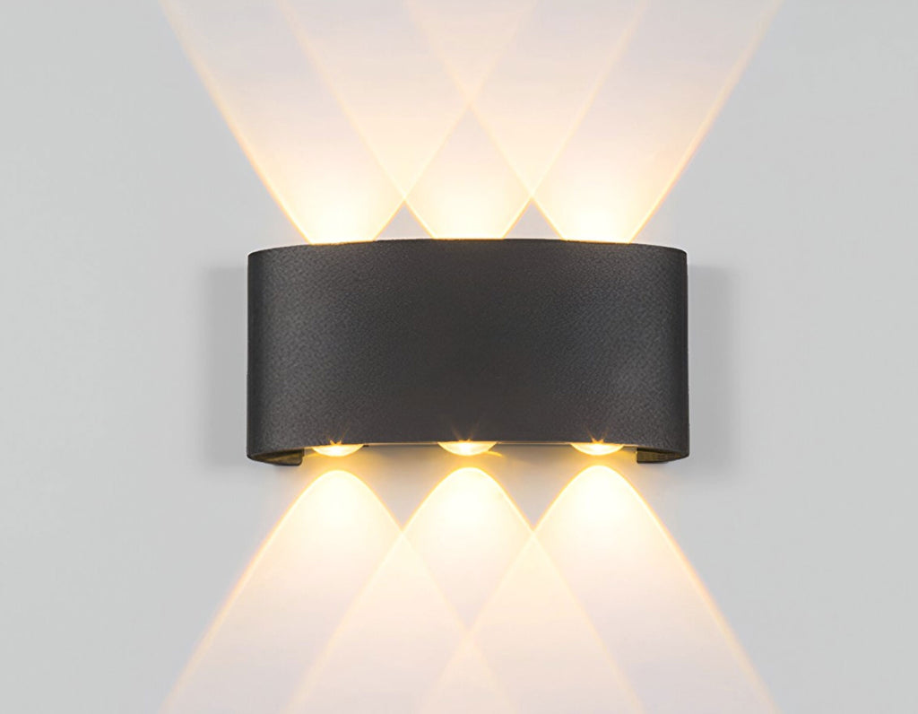 Moderne wandverlichting ovaal 6W duo 168mm