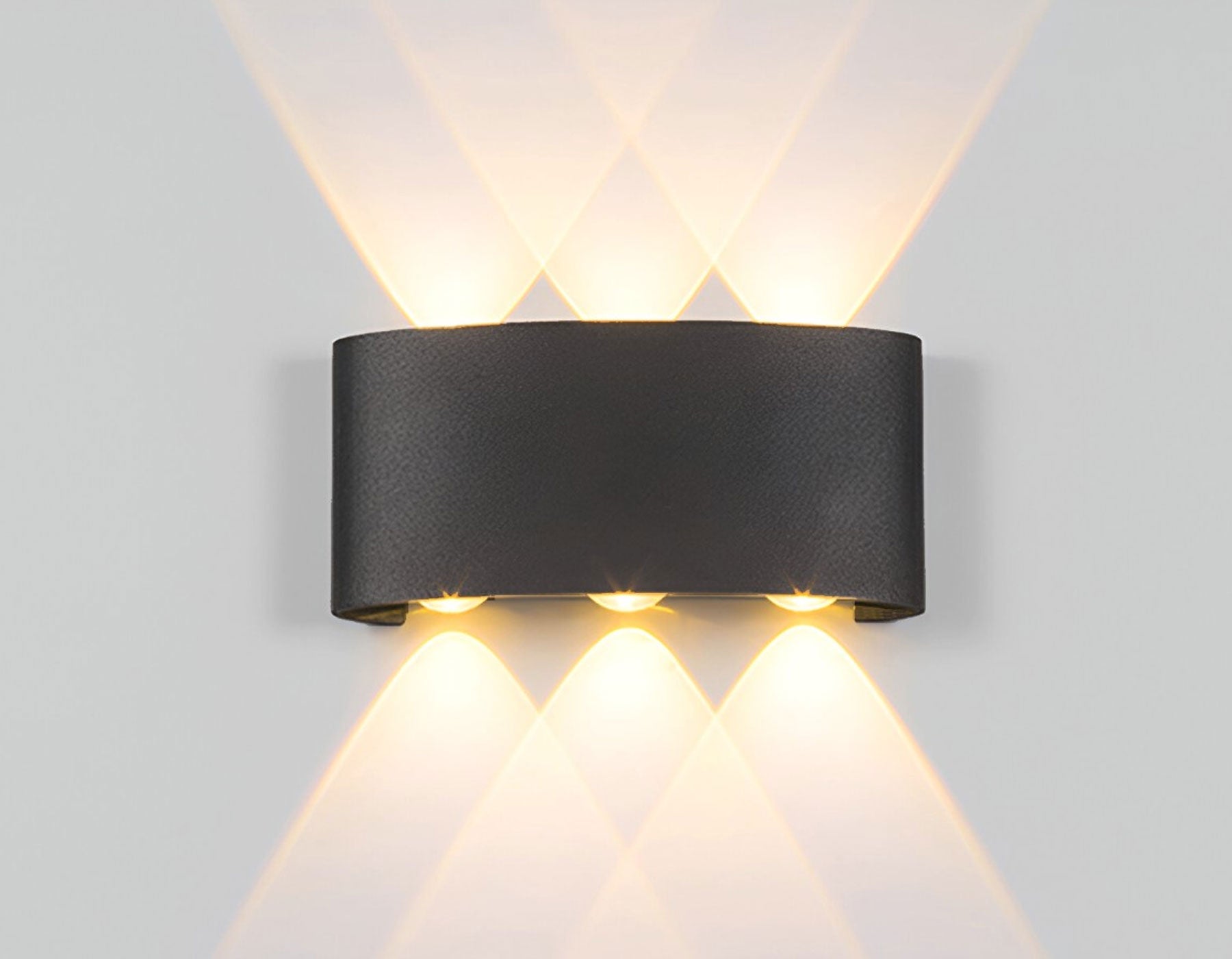 Moderne wandverlichting ovaal 6W duo 168mm