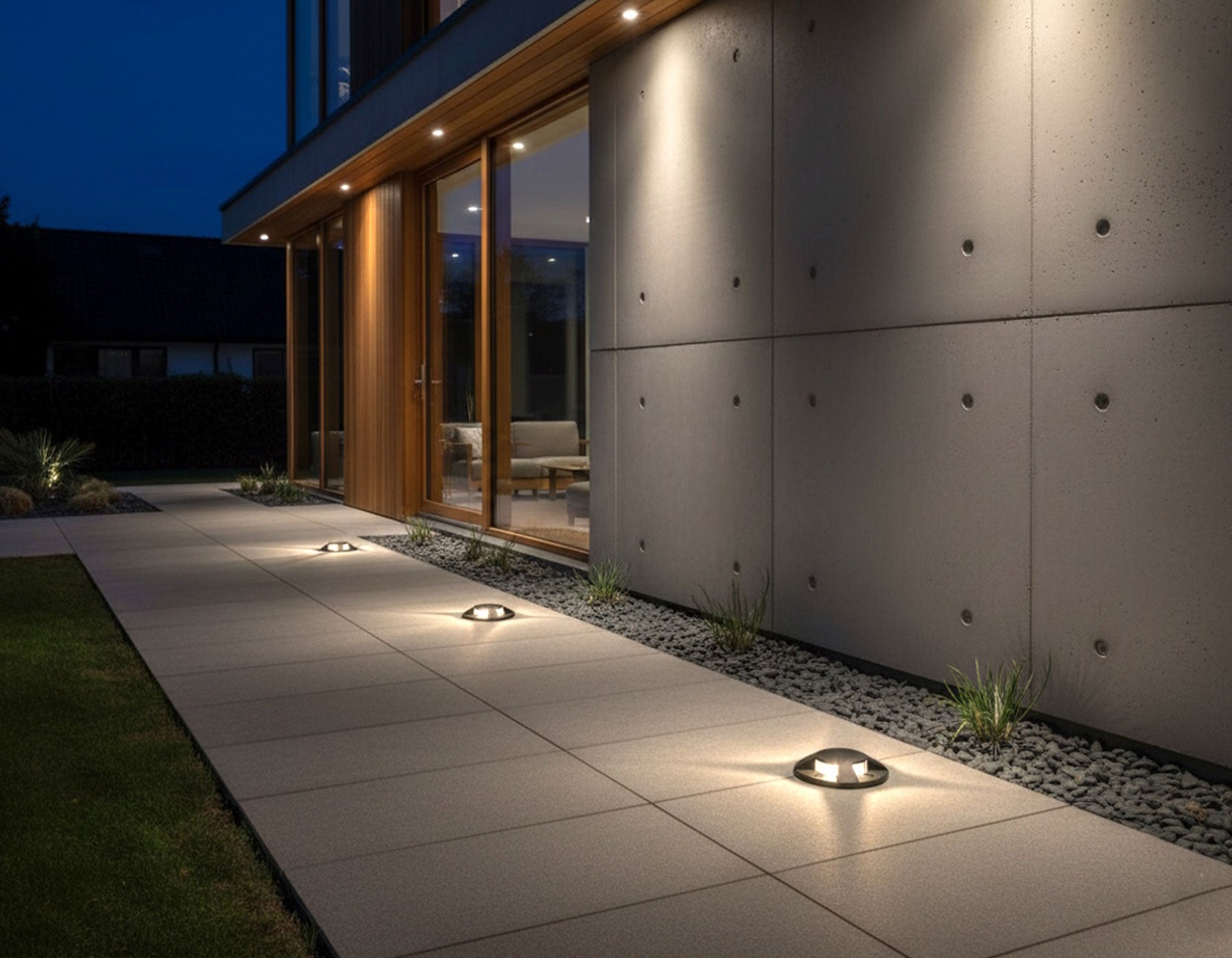 Design Grondspot Gu10 fitting rond zand zwart tuinverlichting waterdicht