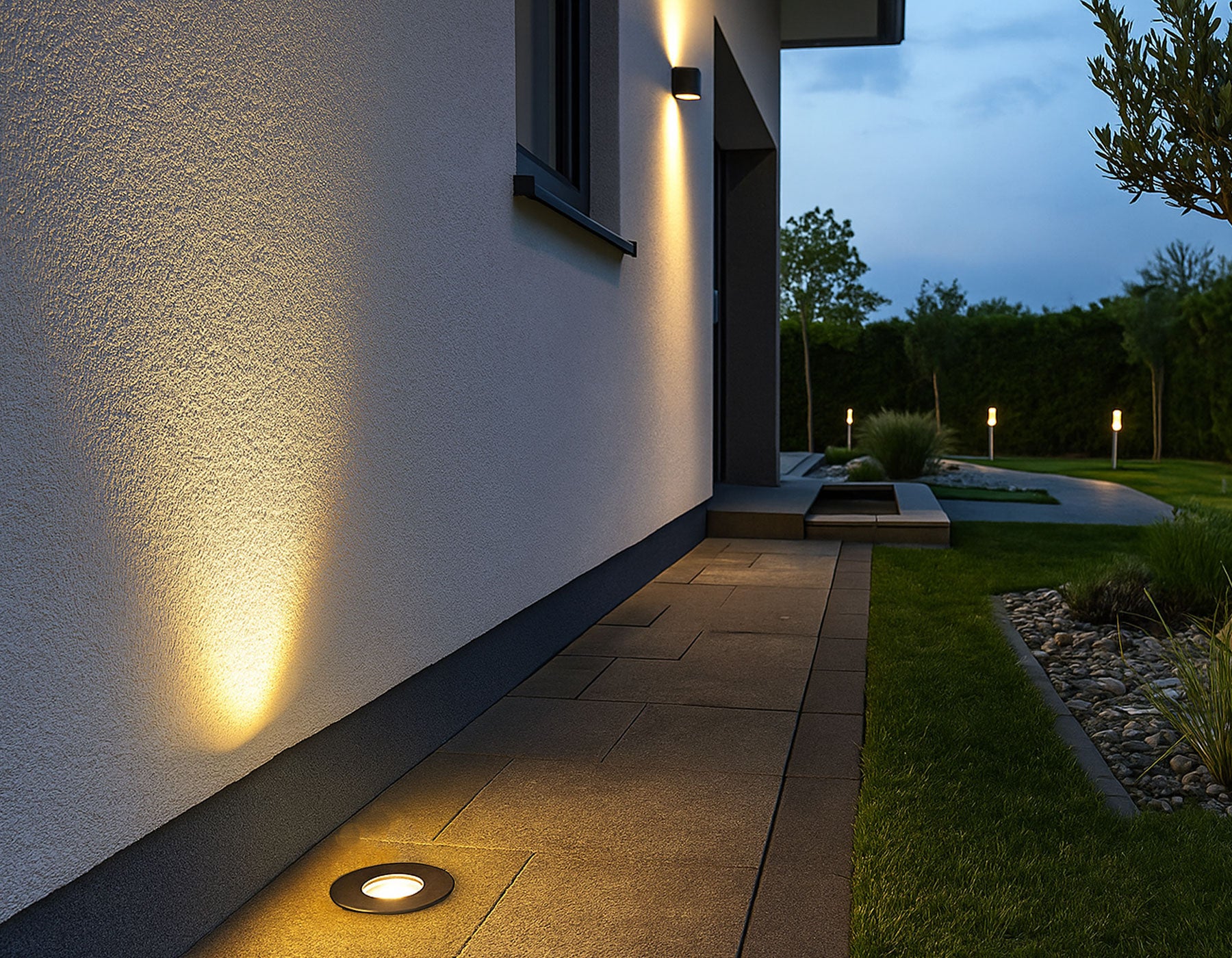 Grondspot Gu10 fitting rond zand zwart tuinverlichting waterdicht