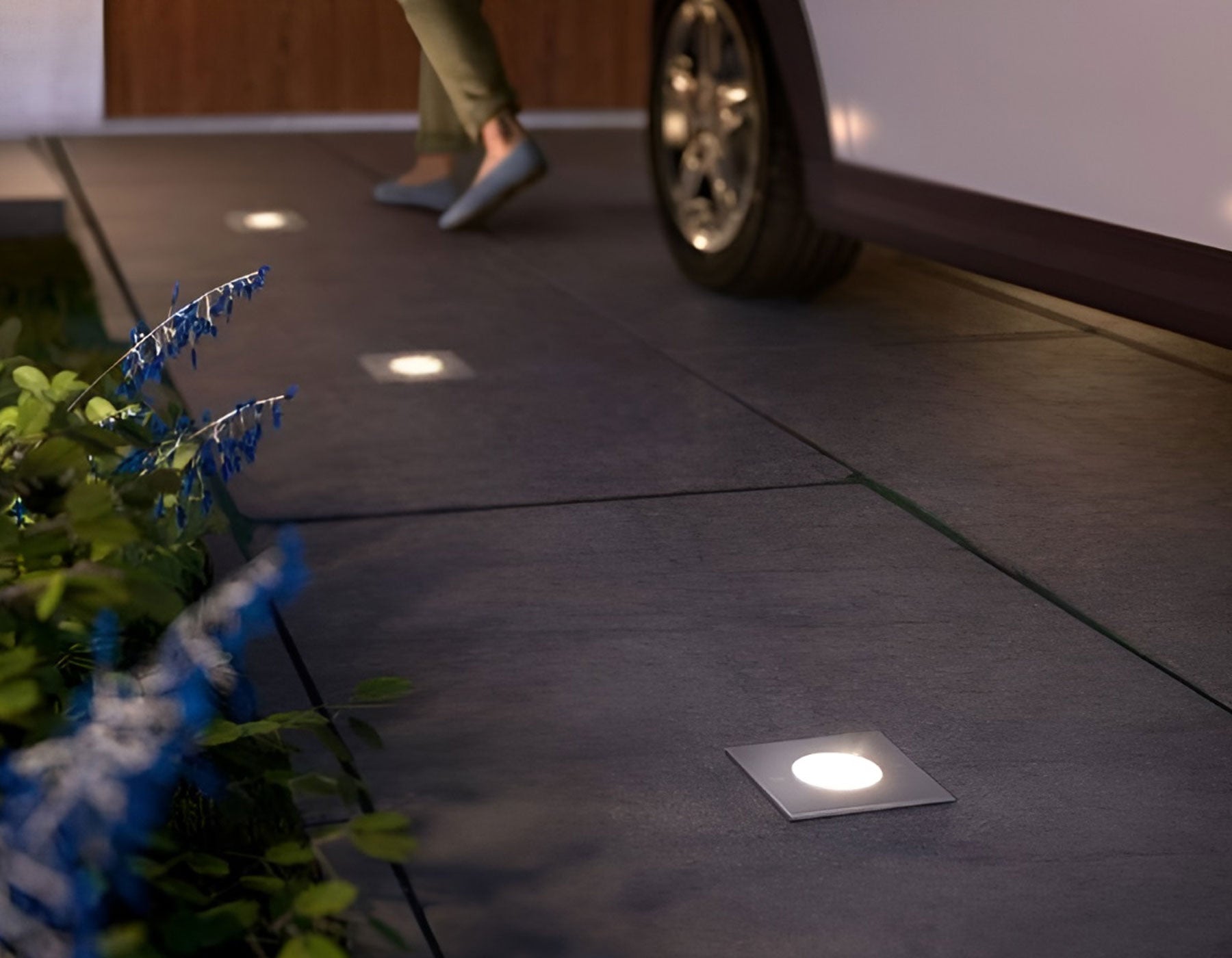 Grondspot Gu10 fitting vierkant zand zwart tuinverlichting waterdicht