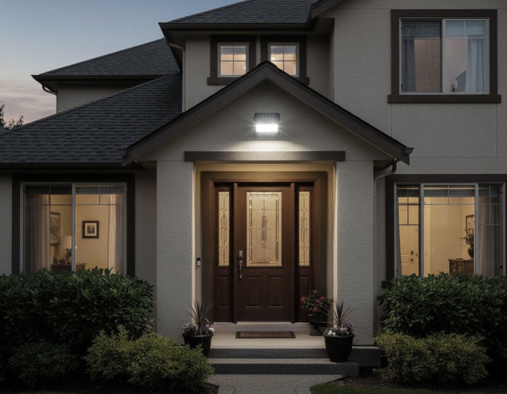 Solar LED Breedstraler 400lm 3in1 kleur CCT met Sensor