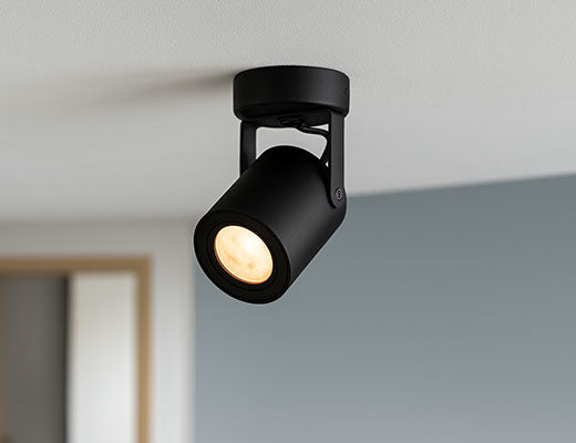 Moderne opbouwspot GU10 rond 84mm