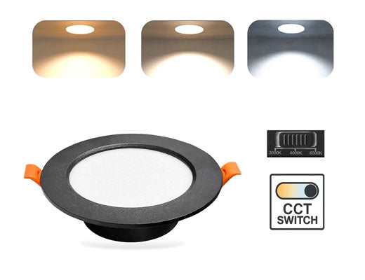 4.9W CCT switch 3 kleur Inbouwspot waterdicht