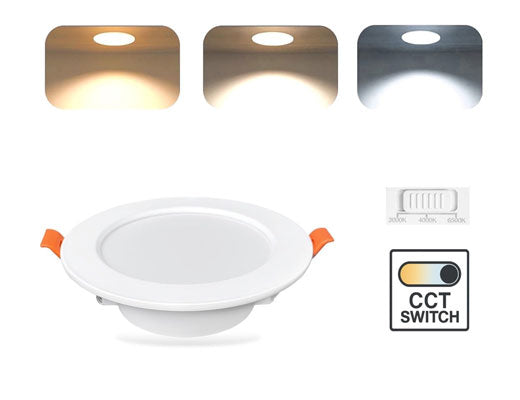 4.9W CCT switch 3 kleur Inbouwspot waterdicht